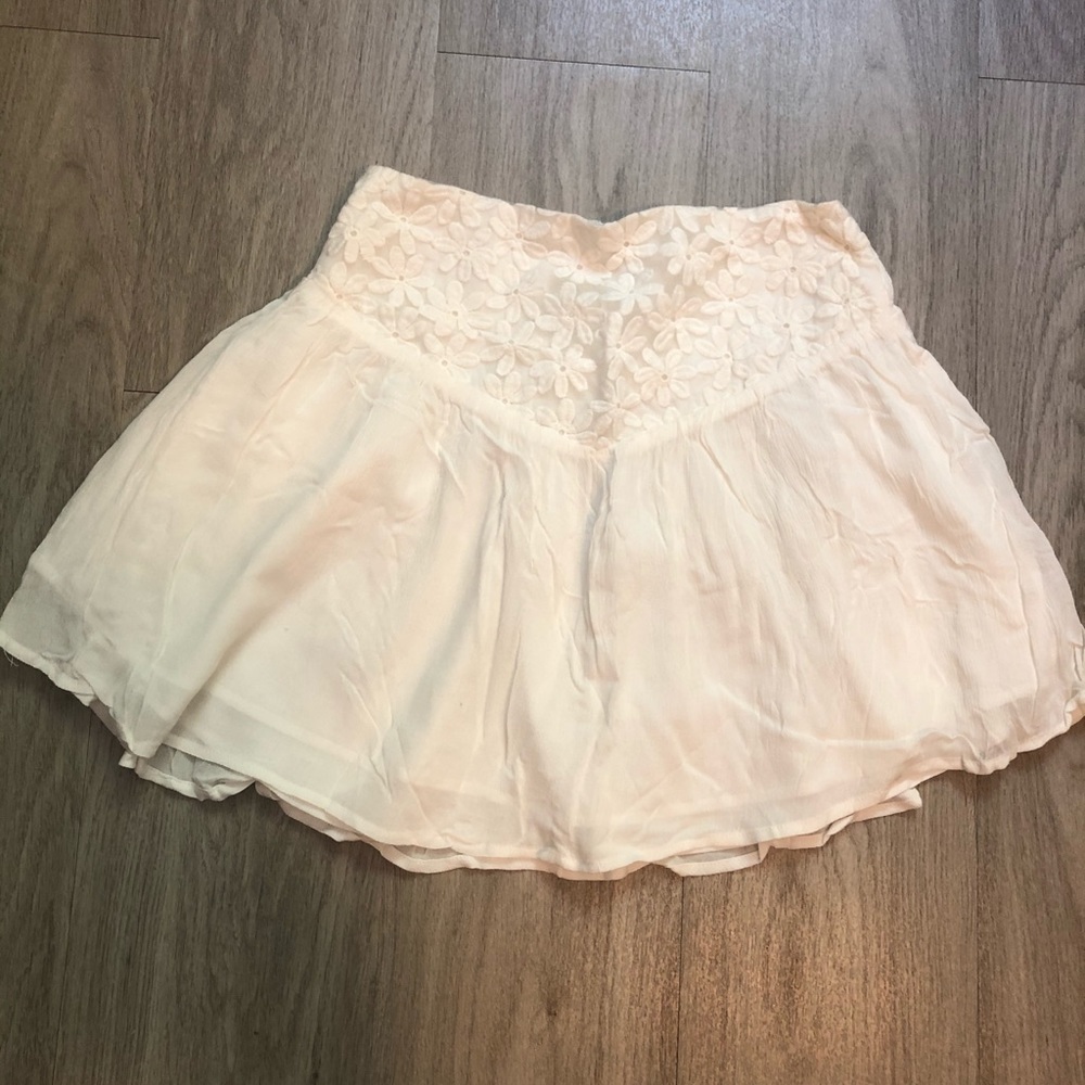 White Flower Skirt